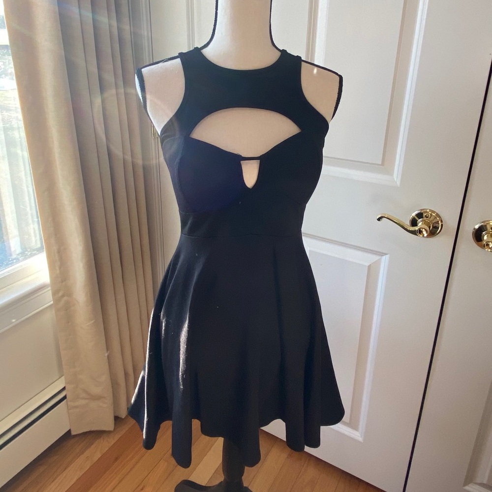Skater Mini Dress with CutOuts
